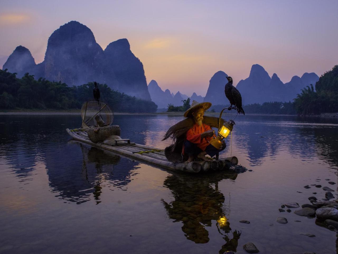 Mountain Stream Hostel Yangshuo Esterno foto